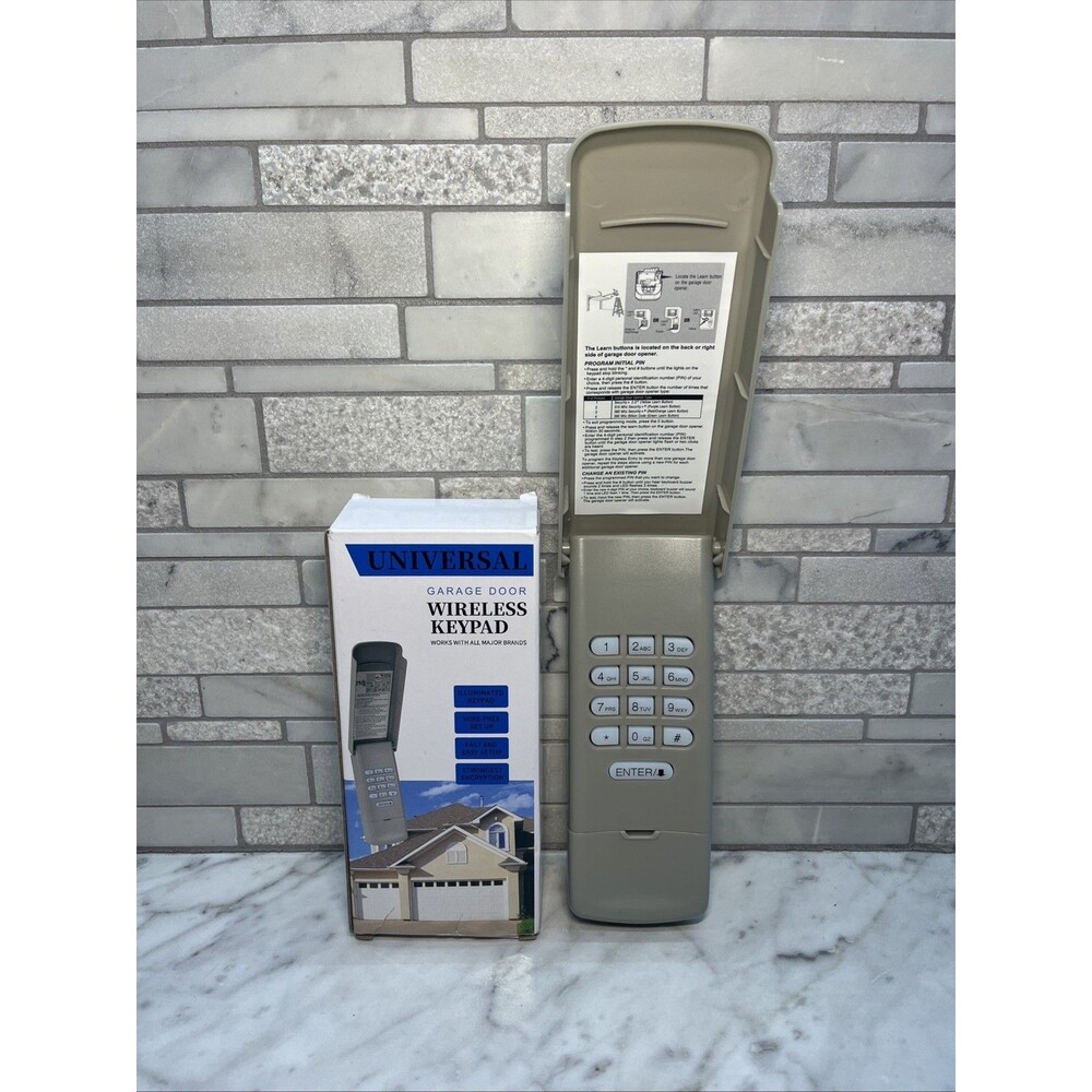 Universal Garage Door Keypad Wireless LiftMaster Chamberlain Craftsman  877Max